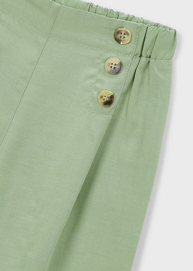 3589- moss flowy long pants
