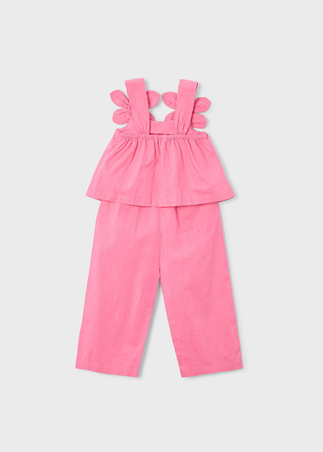 3596- geranium pants set