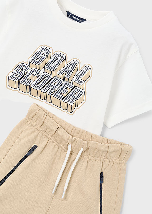 3606- Cream knit set