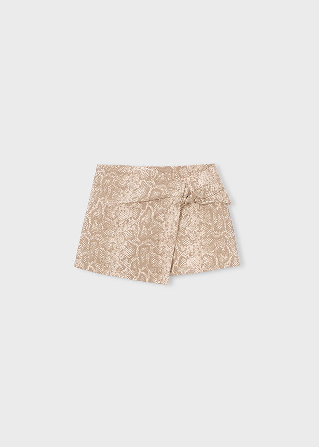 3904- beige twill skirt