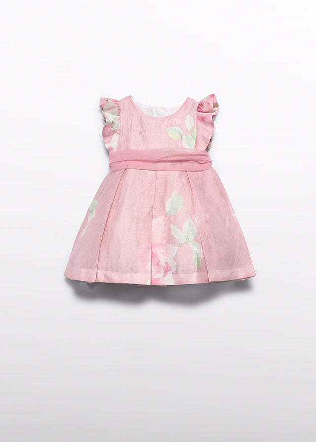 5007- Linen dress Rose