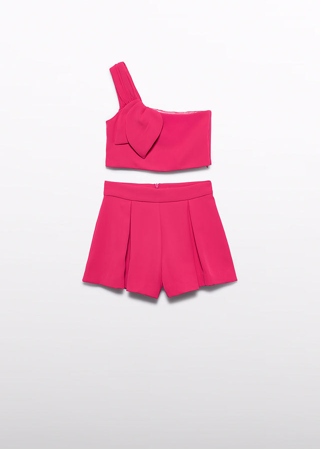 5210- fushia bermuda set