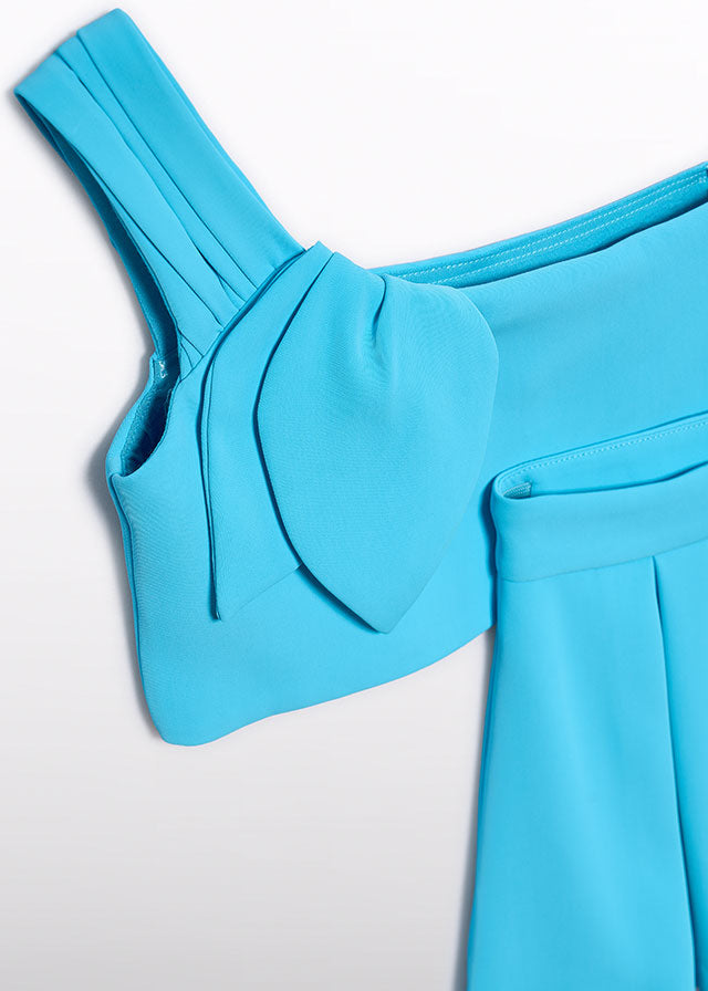 5210- Turquoise bermuda set