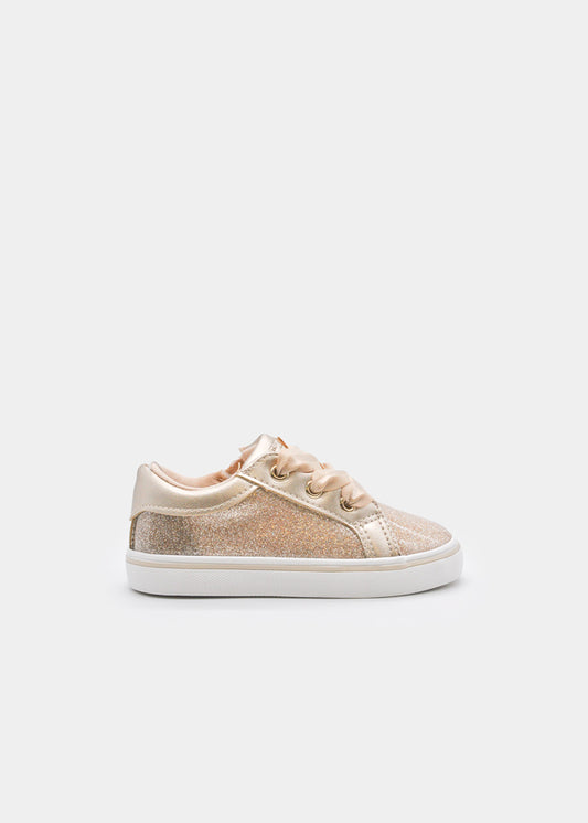 41723- Gold glitter sneakers
