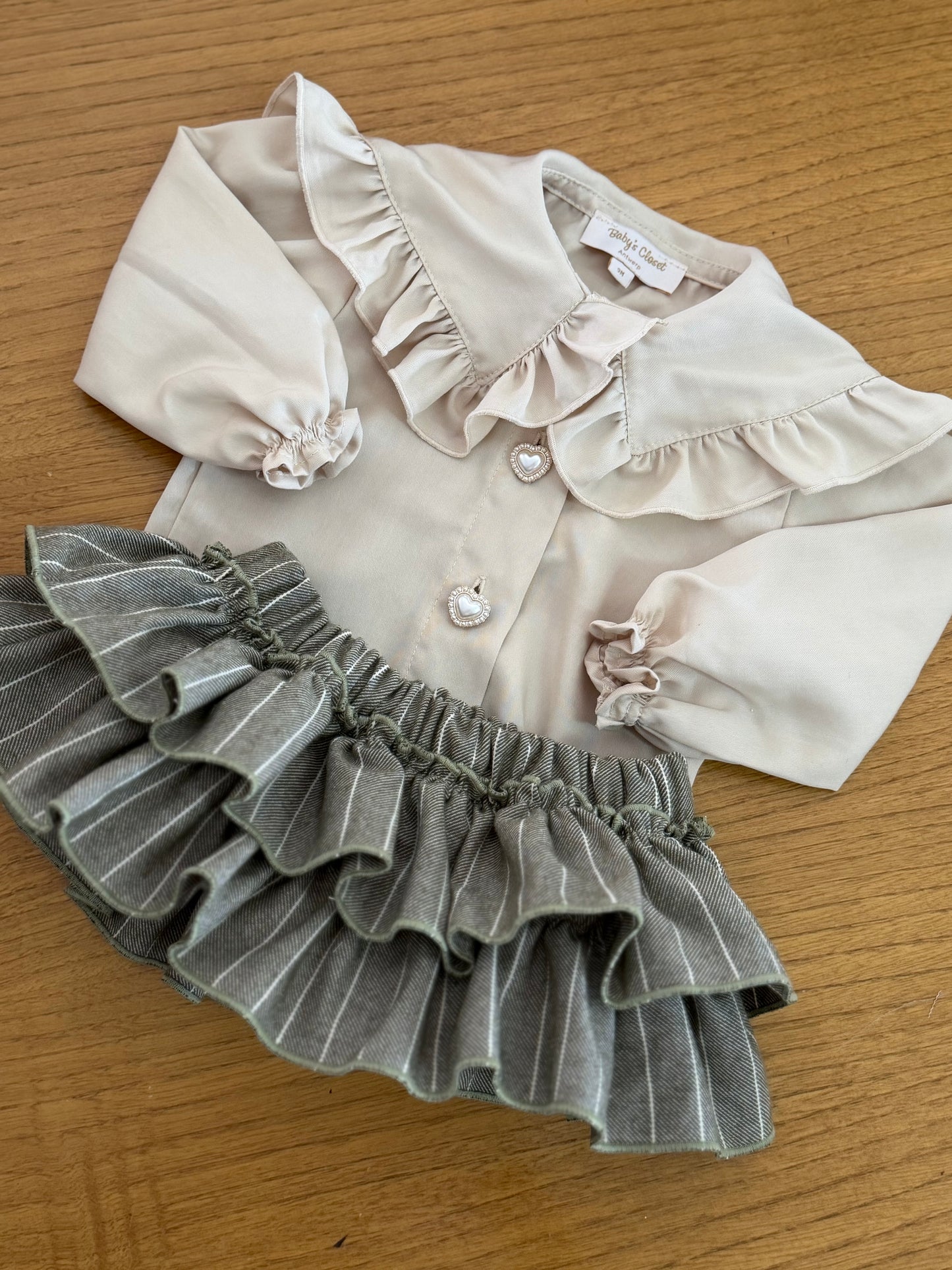 Frederica set 💚 blouse+bloomer