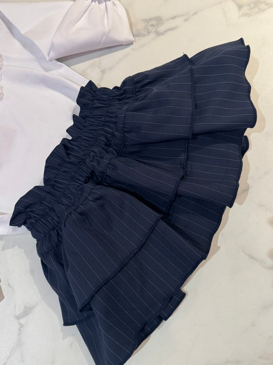 Navy stripe bloomer