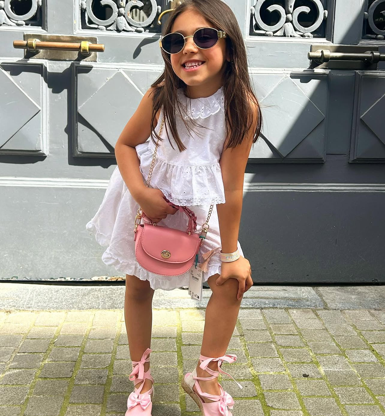 White lace top