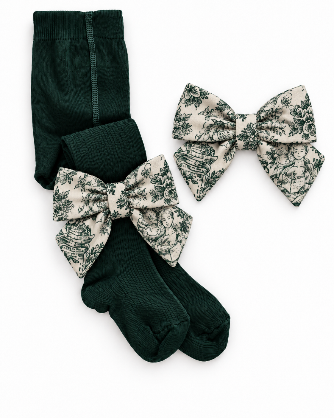 Toile de jouy green pantys - PRE ORDER