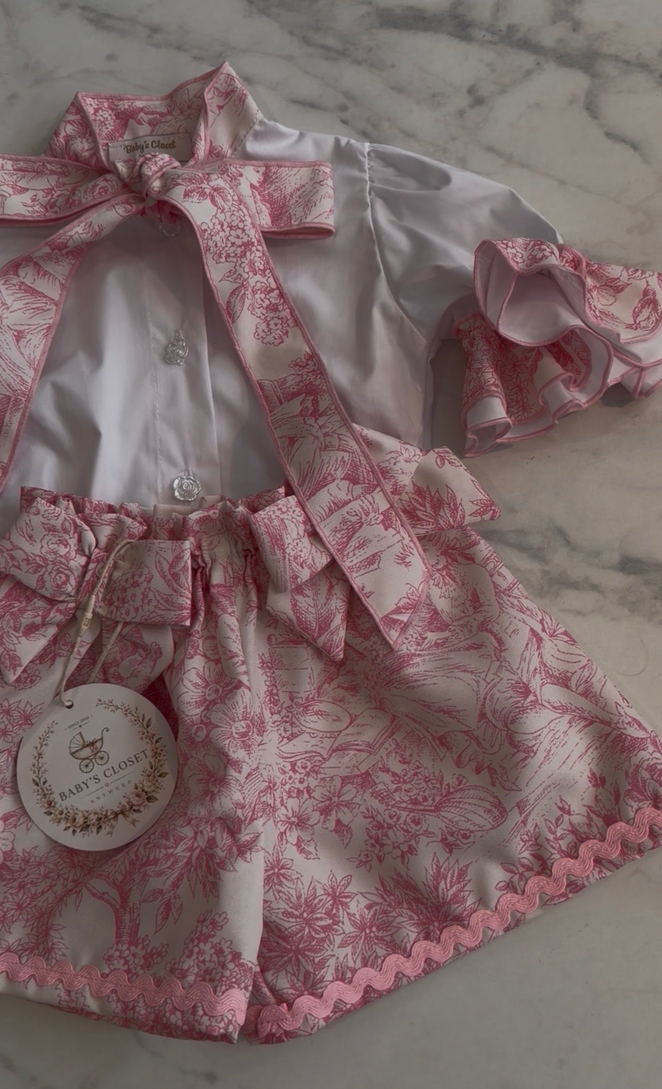 La vie in rose blouse set 🌸💕