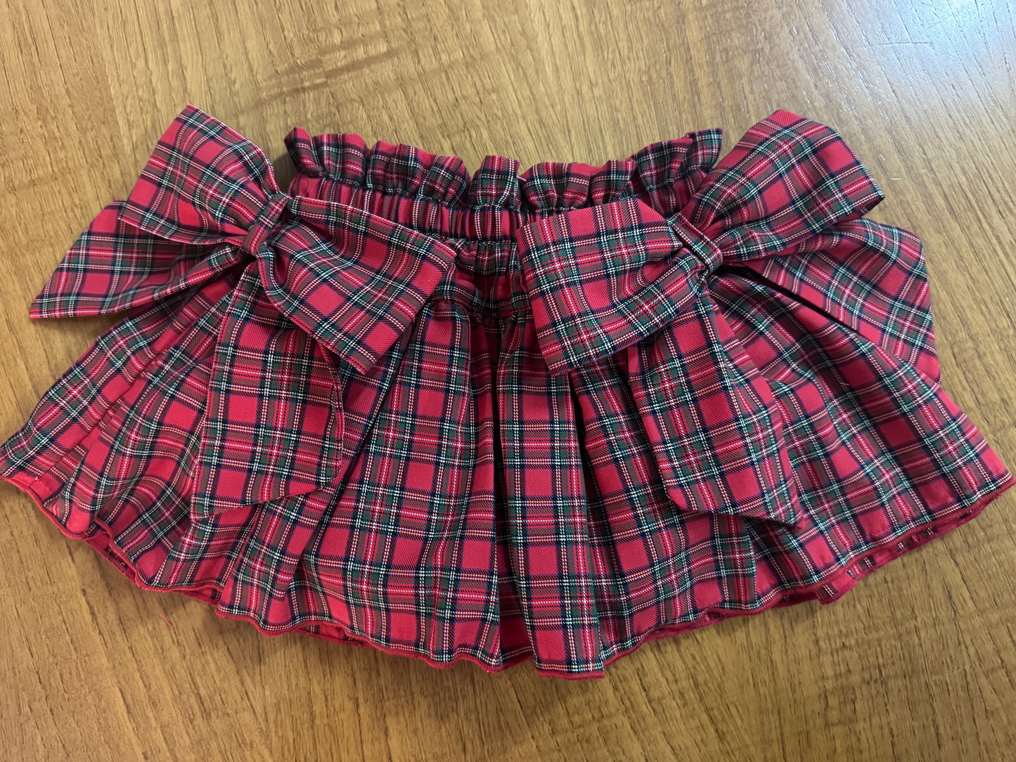 Tartan bow bloomer - PRE ORDER