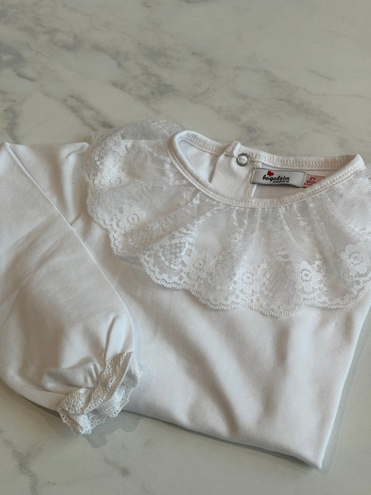 White su lace top