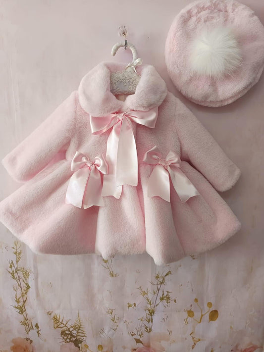 Pink fur sonata coat ( Barret not incl) - made by order