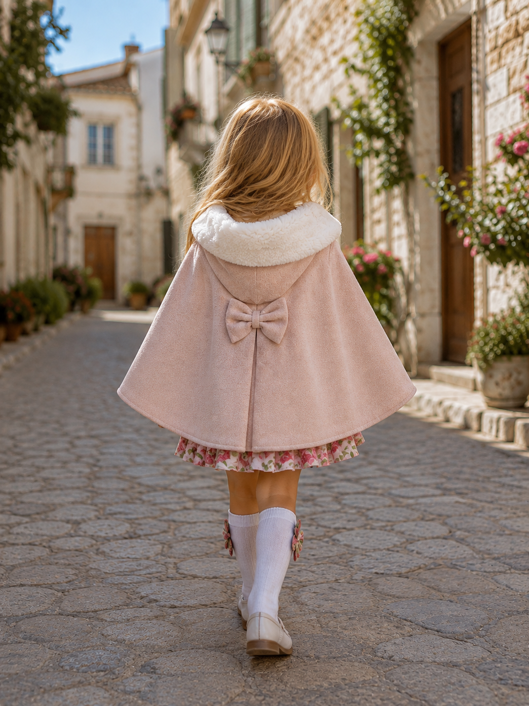 Gorgeous pink  Cape - made by order