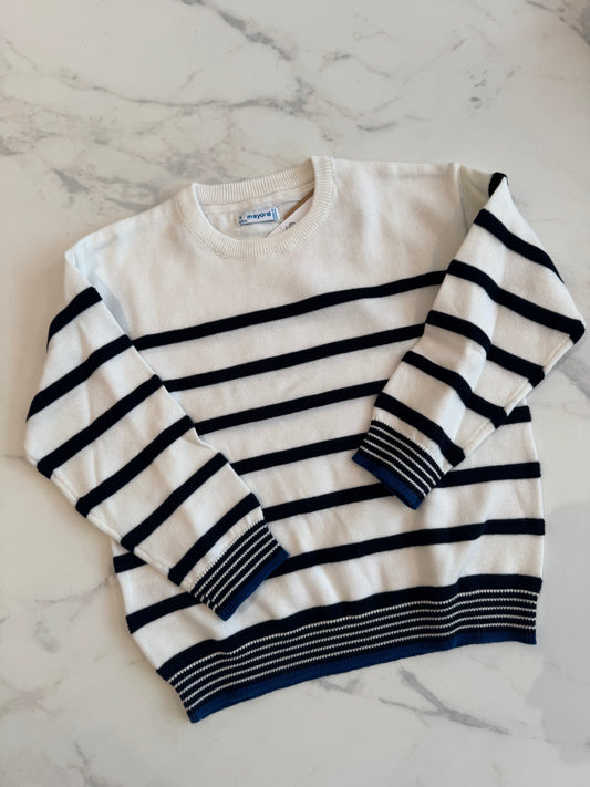 Blue White trui