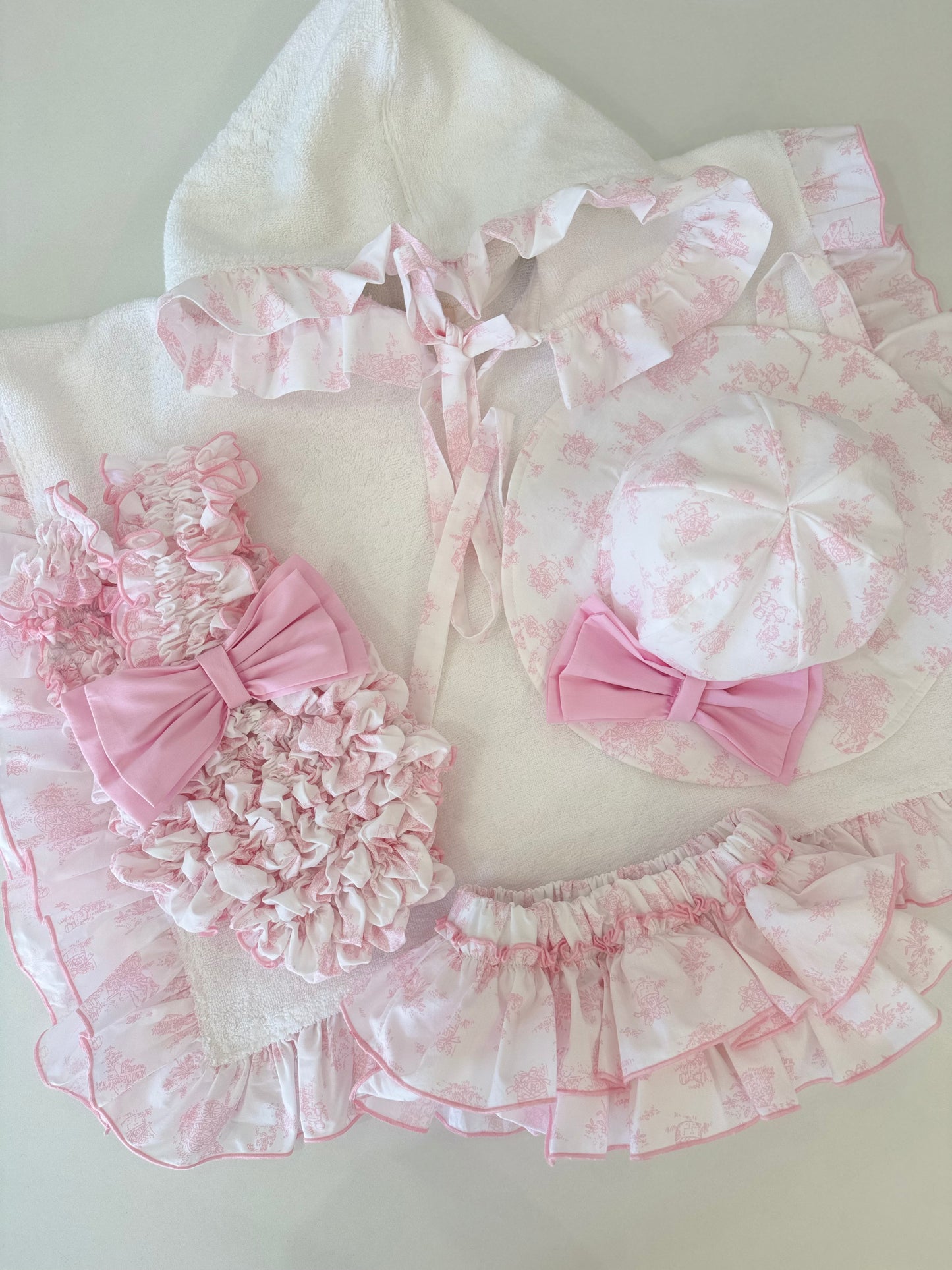 TOILE DE JOUY PINK BADPAK - PRE ORDER ( levering begin januari )