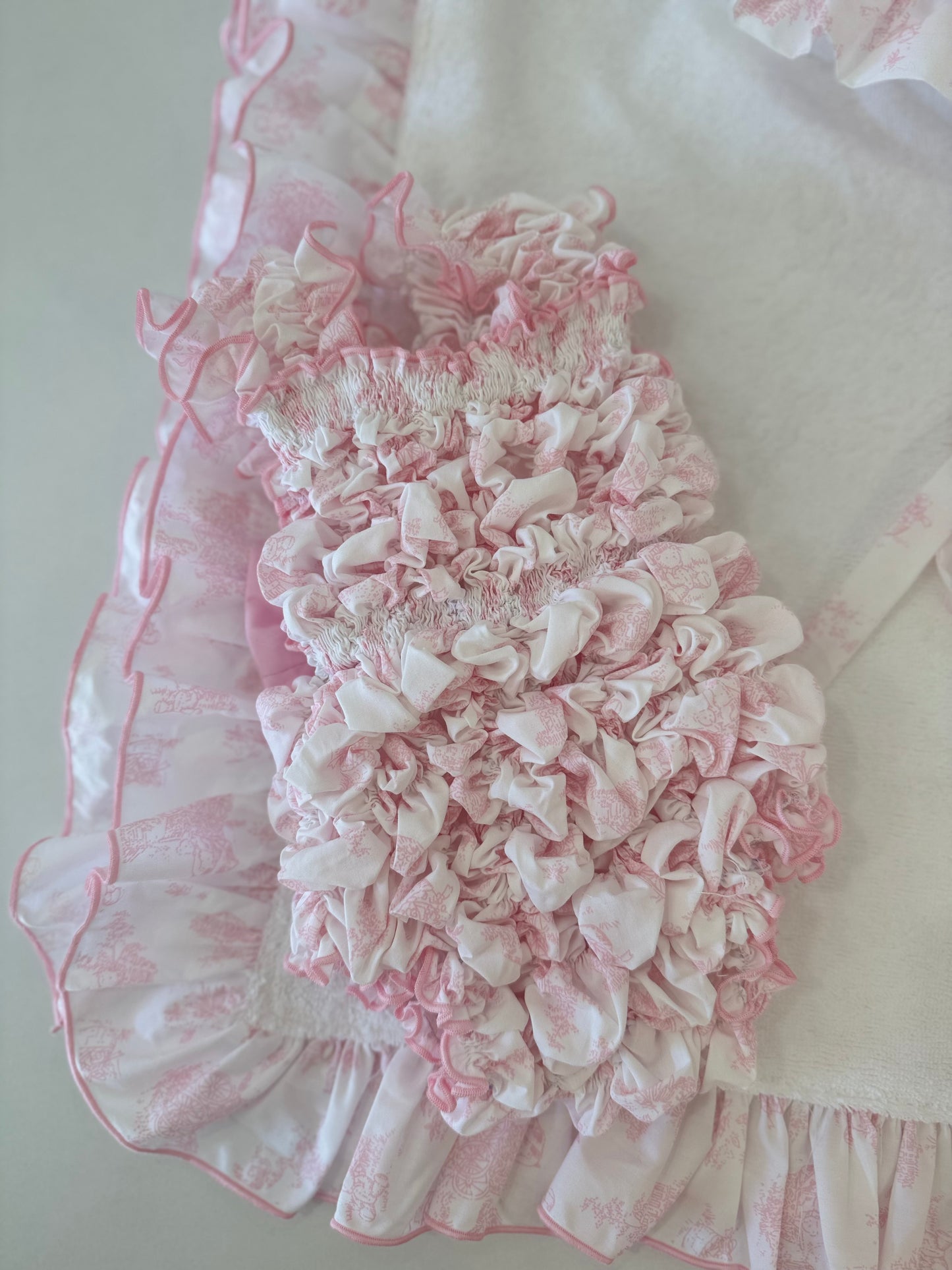 TOILE DE JOUY PINK BADPAK - PRE ORDER ( levering begin januari )