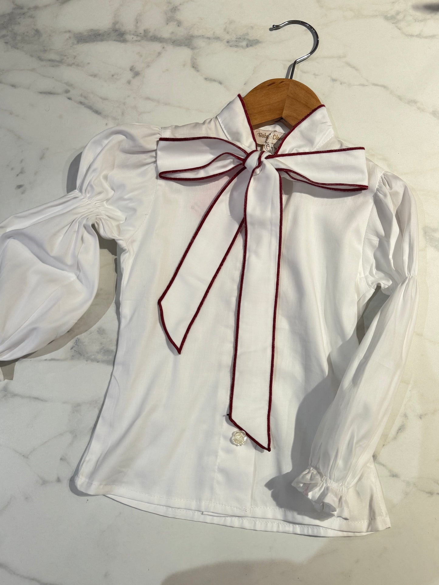 Santos bordeux blouse - PRE ORDER