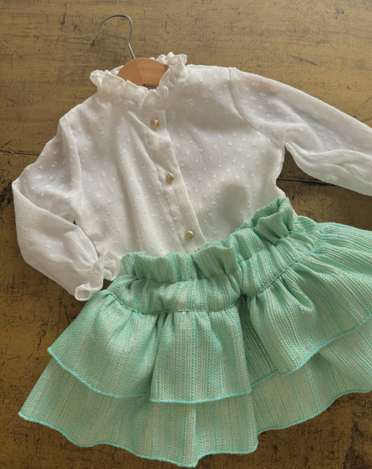 Green Chanel bloomer