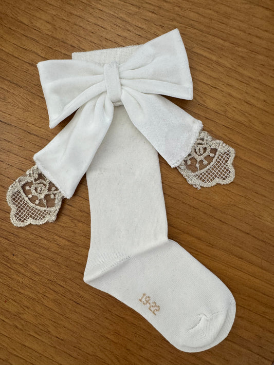 Cleo ivory kousen - PRE ORDER
