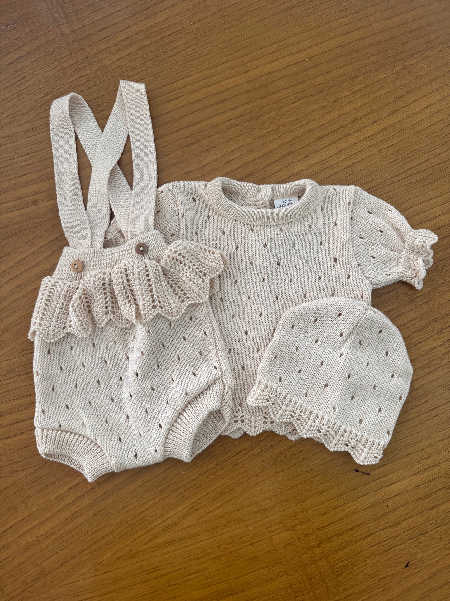 Camilla knit set - 3 pieces (0/3M)