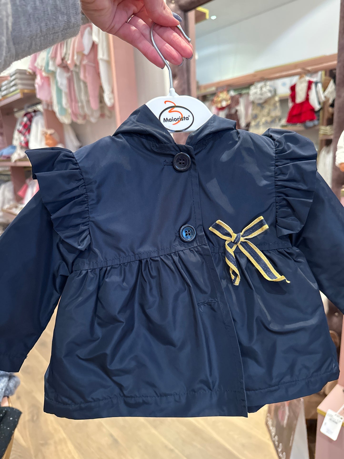 Navy parka