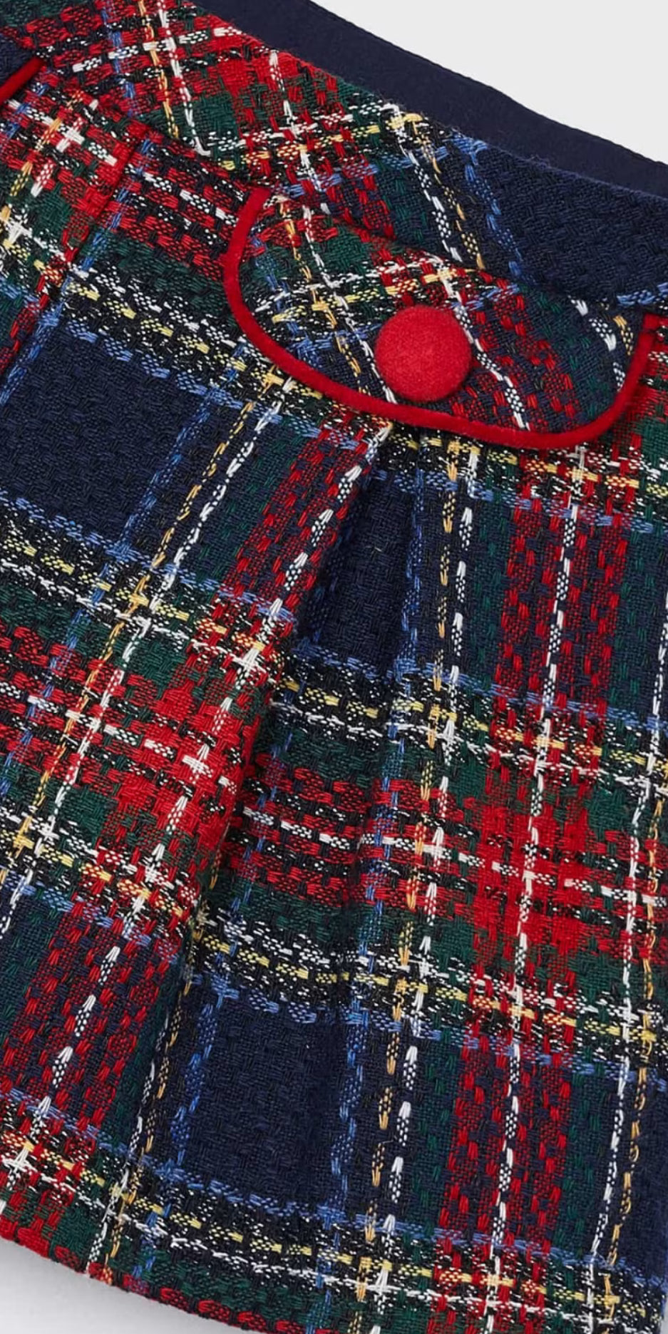 Tartan short mayoral