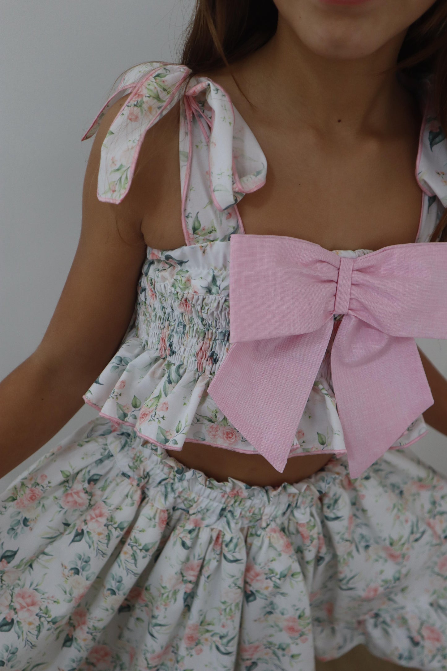 Yasmin Set- crop top & skirt