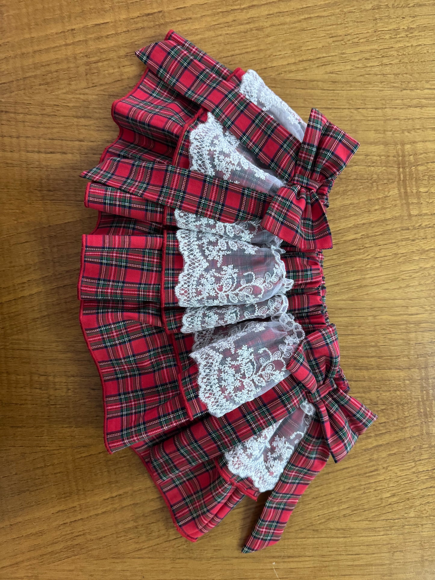 Tartan lace bloomer