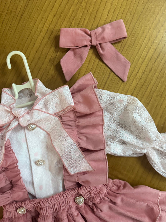 Belle Rosé hairbow