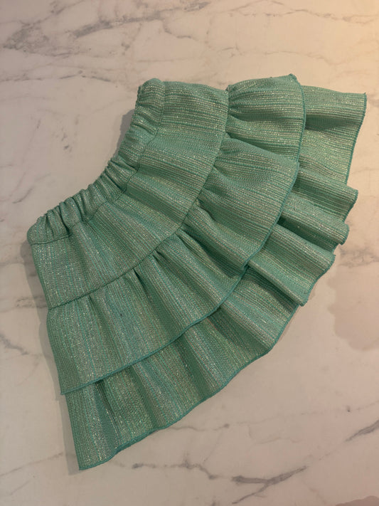Glitter green short bloomer