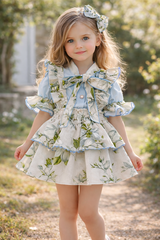 Blue BLOSSOM bailarina set
