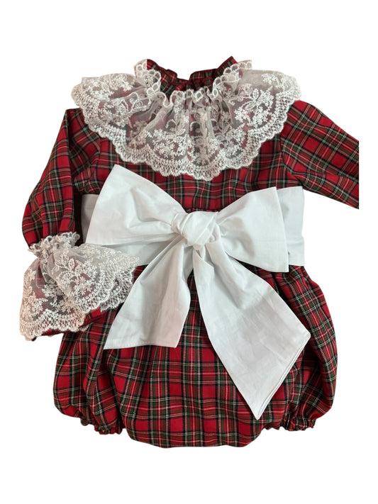 Tartan Romper  - PRE ORDER