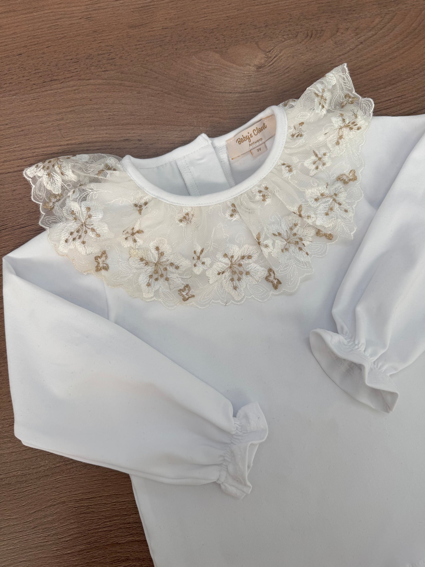 Cleo White Cotton top