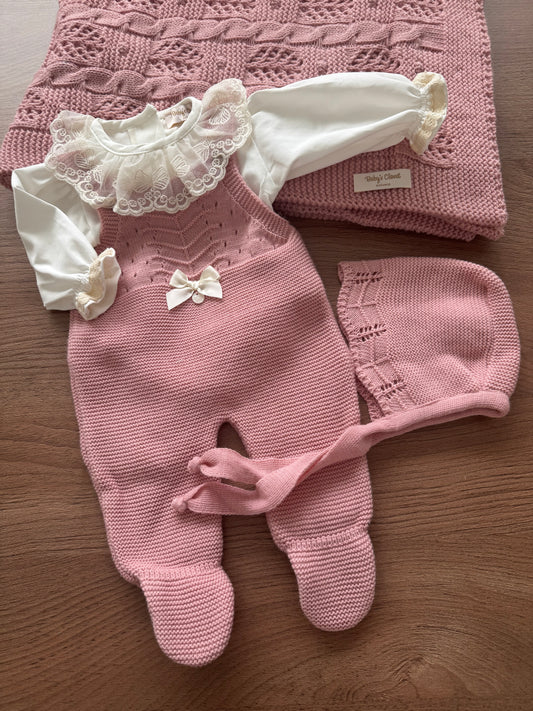 Luane Old pink blanket