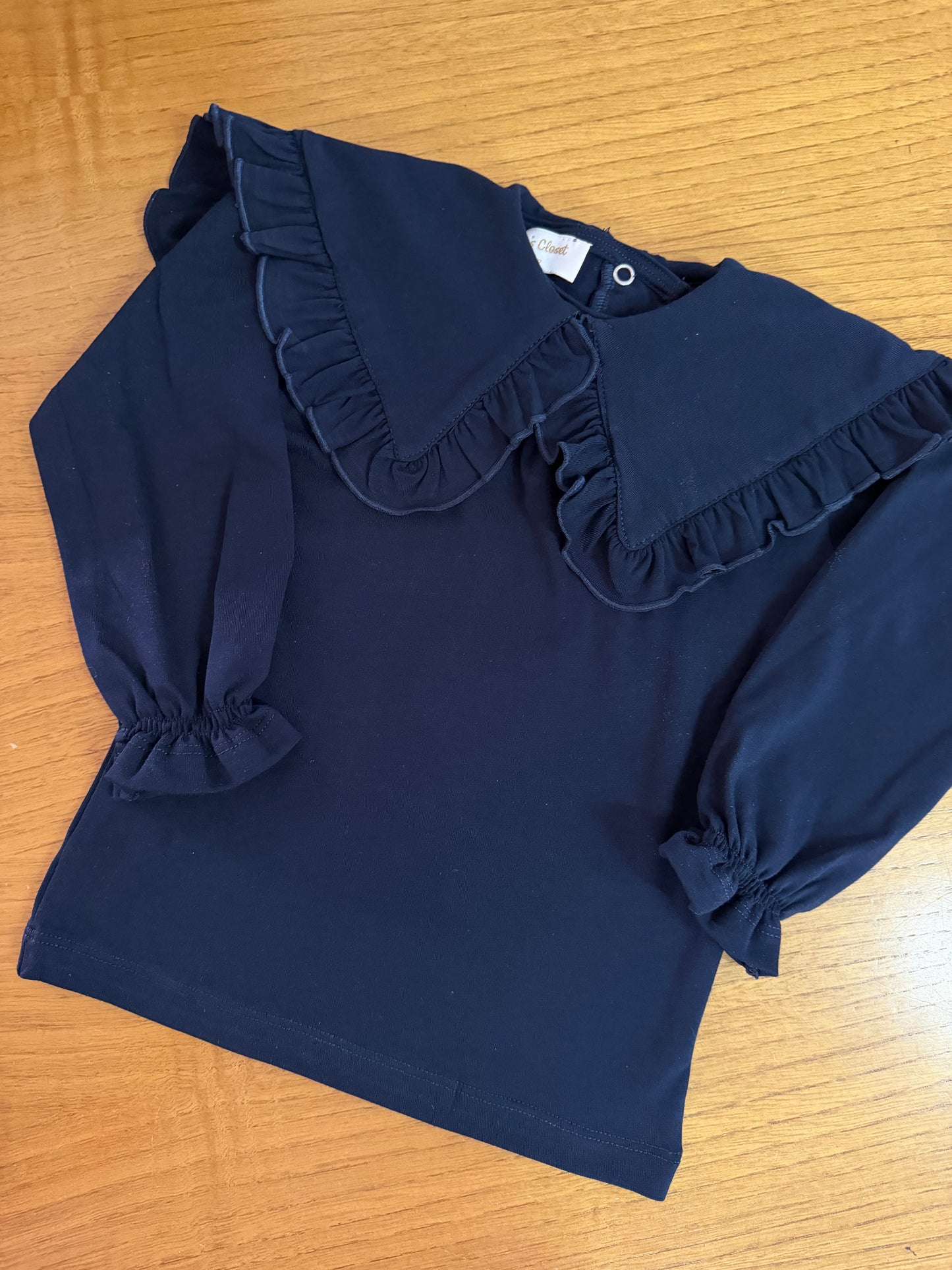 Navy cotton top - PRE ORDER