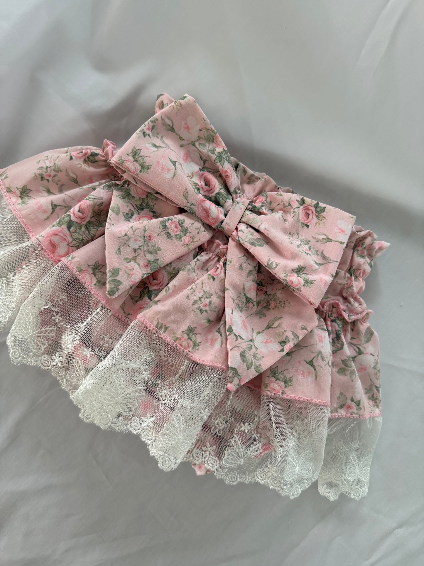 Rose Garden lace bloomer - MADE BY ORDER