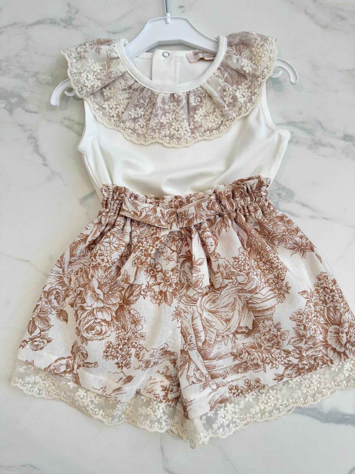 Toile de Jouy beige
