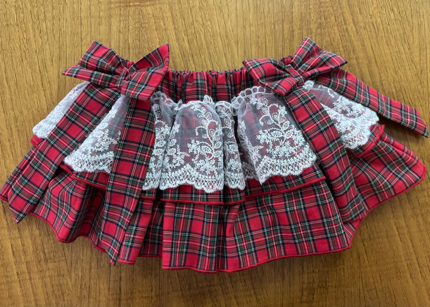 Tartan lace bloomer