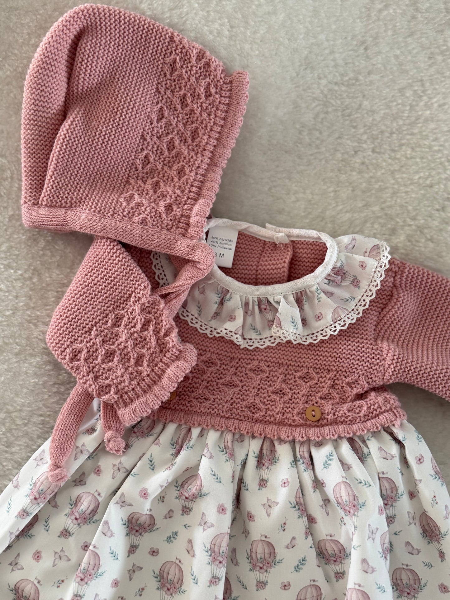 Baby Paris dress (0-3M)