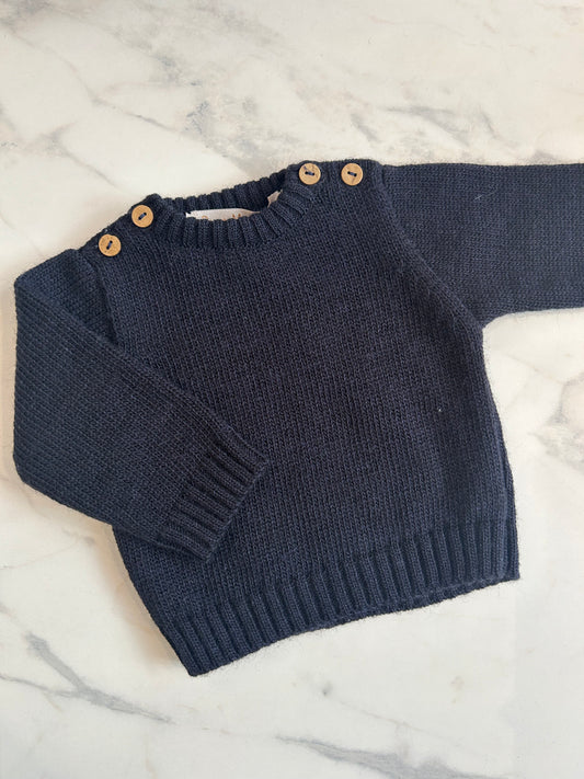 Navy sweater