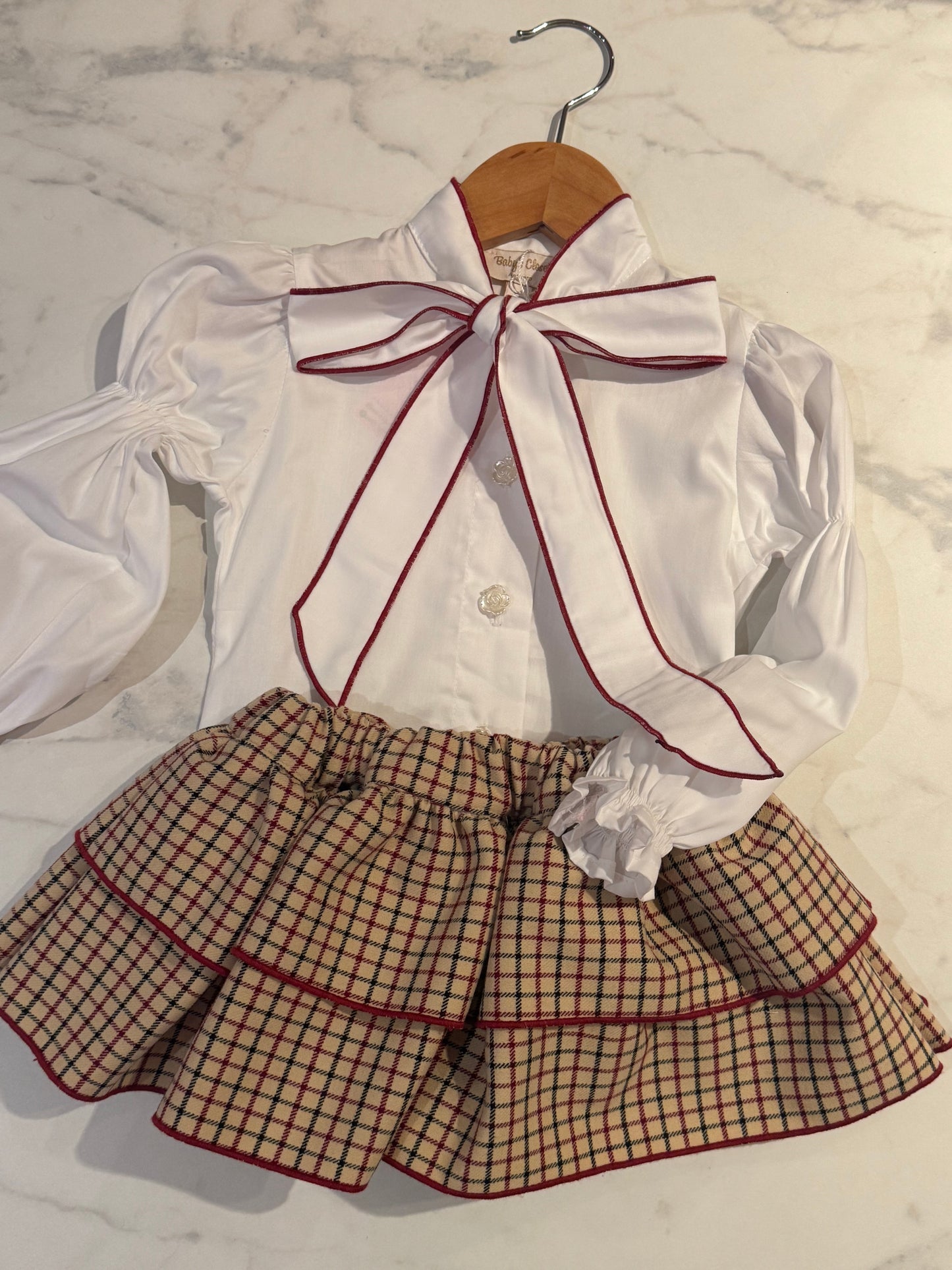 Santos bordeux blouse - PRE ORDER