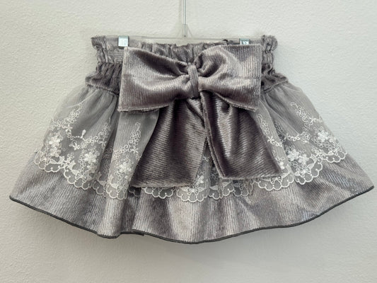Silver velvet bloomer - PRE ORDER