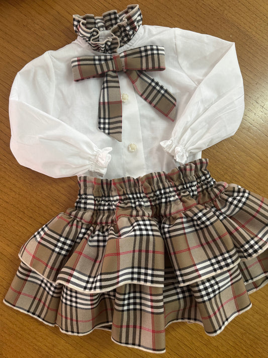 Buberry White blouse - pre order