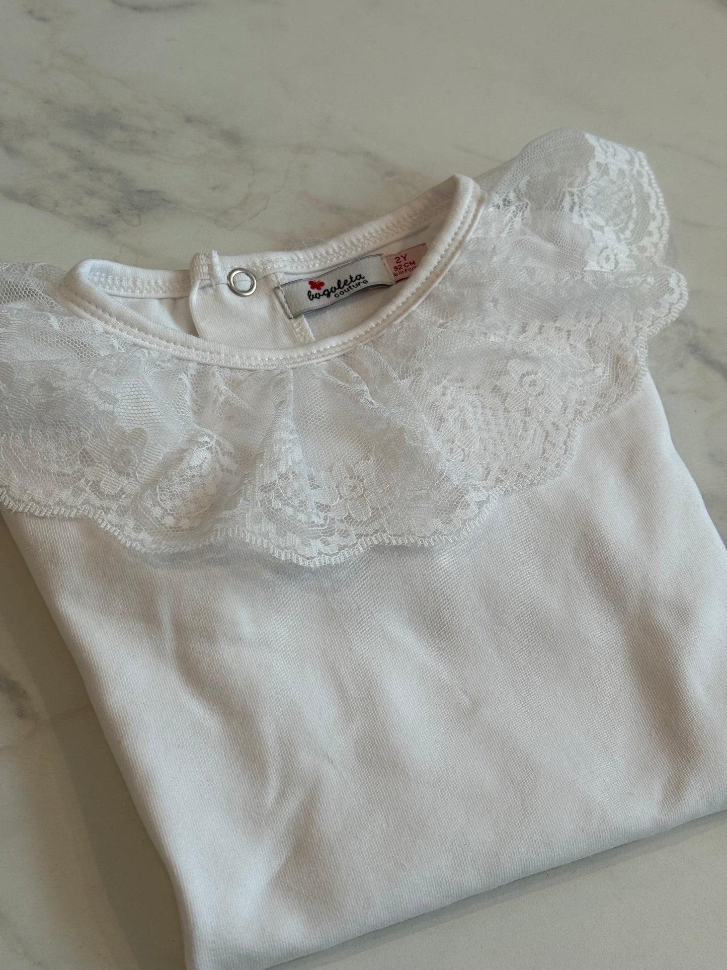 White su lace top