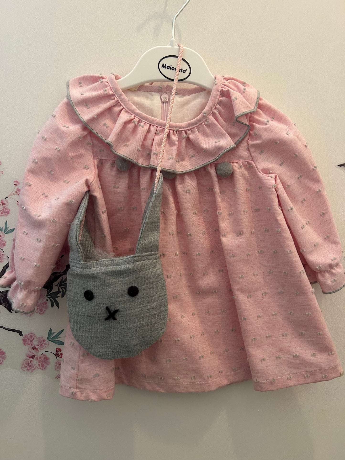 Pink Dress With bag