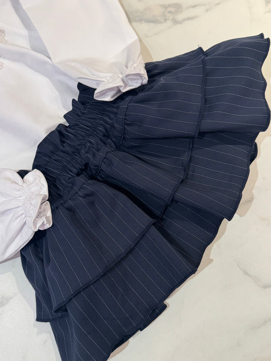 Navy stripe bloomer