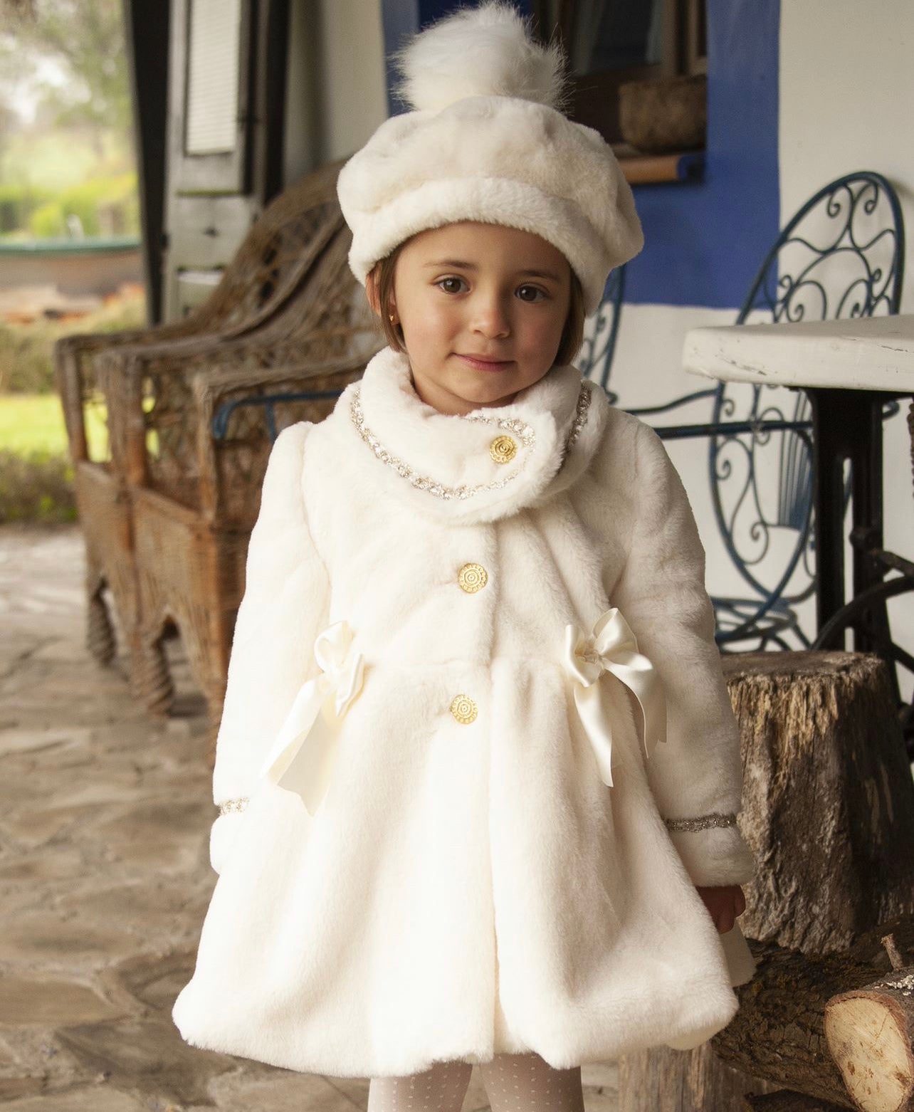 Cream fur coat 24 - PRE ORDER