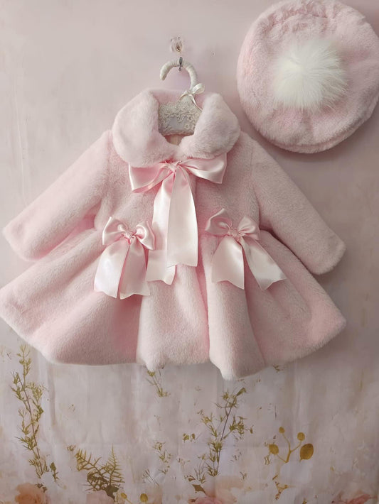 Pink fur sonata coat ( Barret not incl) - made by order