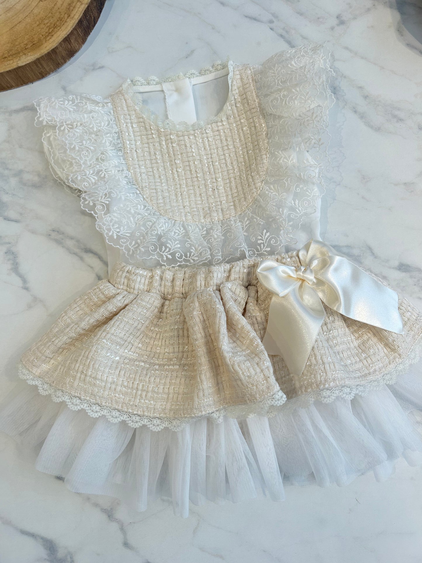 Beige chanel exclusive babys closet set