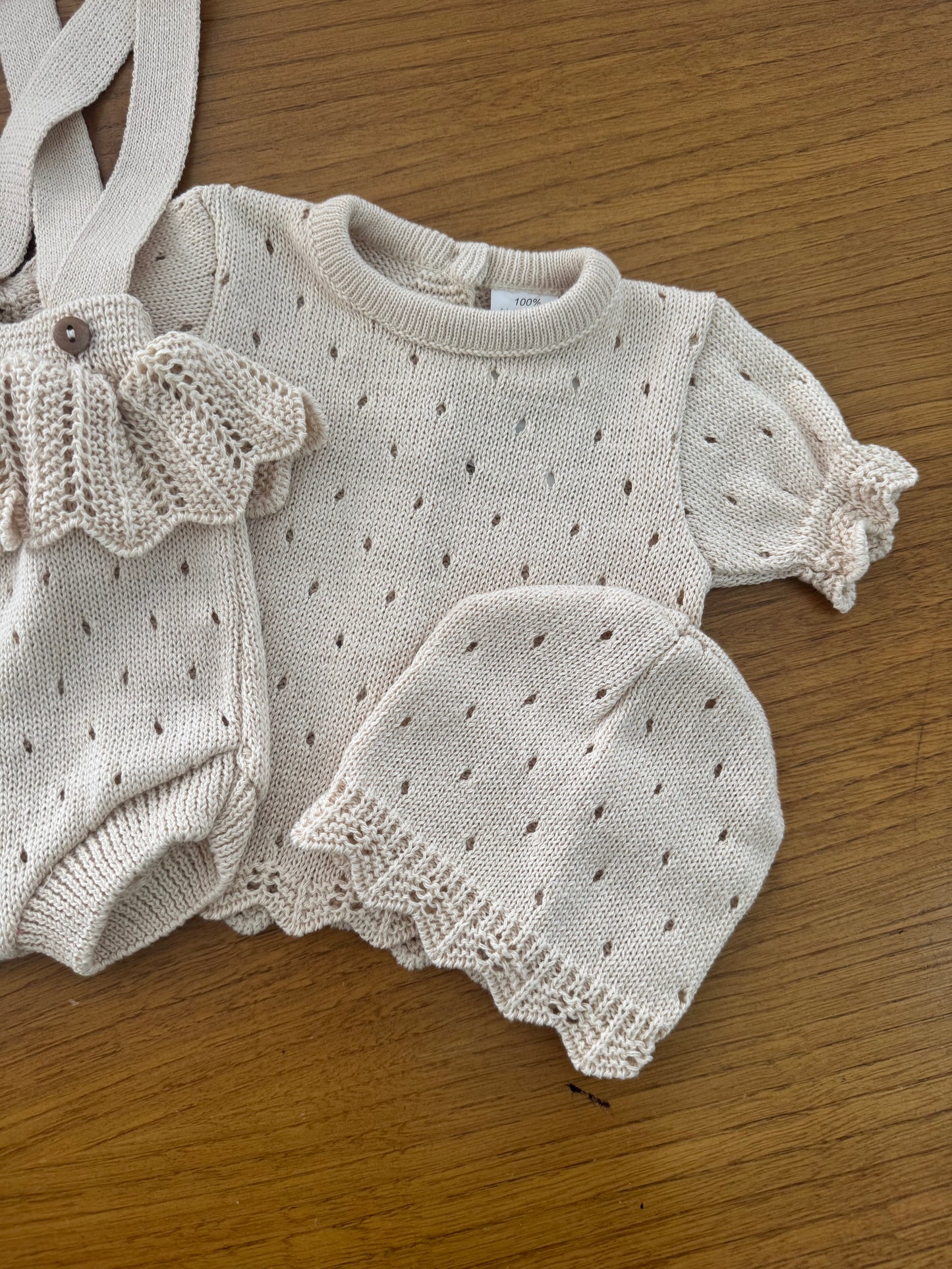 Camilla knit set - 3 pieces (0/3M)